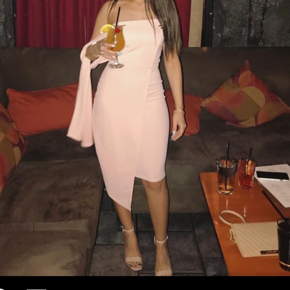 Pretty little thing strapless dress